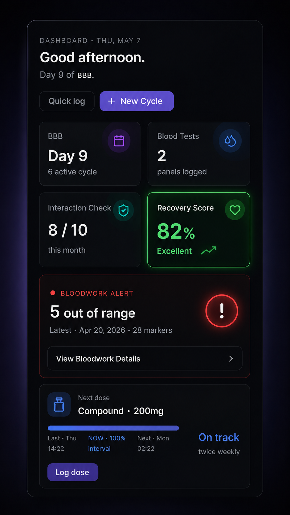 Apex Protocol Dashboard
